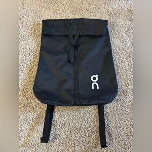 On Running Black Backpack